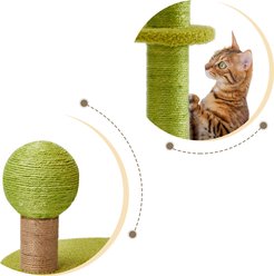 PXZEE Sunflower 44-in Cat Tree, Green slide 2 of 6