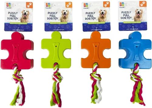 Show full view: Tugzelle PuzzlyPull Dog Toy, Orange slide 2 of 5