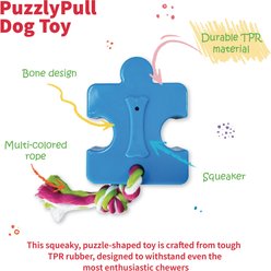 Tugzelle PuzzlyPull Dog Toy, Red slide 2 of 4