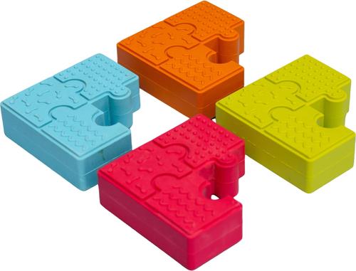 Show full view: Tugzelle Chunky Chomp Dog Toy, Red slide 3 of 6