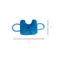 Show in main carousel: Tugzelle Pawzzle Pull Plush Dog Toy, Blue slide 4 of 6