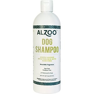 ALZOO Aloe Vera Dog Shampoo, 16-oz bottle