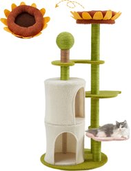 PXZEE Sunflower 44-in Cat Tree, Green