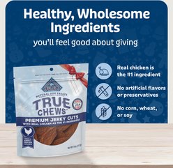 Blue Buffalo True Chews Premium Holiday Chicken Jerky Dog Treats, 4-oz bag slide 2 of 9