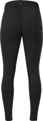 Show full view: Kerrits Power Stretch Knee Patch Pocket Winter Horse Riding Tight, Black, X-Small slide 3 of 7