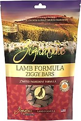 Zignature Lamb Formula Ziggy Bars Biscuit Dog Treats, 12-oz bag