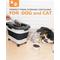 Show in main carousel: DDMOMMY Dog & Cat Food Container with Casters, Scoop & Travel Bowl, Black, 23-lb capacity slide 2 of 8