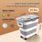 Show in main carousel: DDMOMMY Airtight Dog & Cat Food Storage Container with Lid, Wheels & Scoop, Grey, 25-lb capacity slide 2 of 8