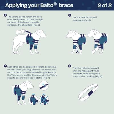 Show full view: Balto Lux Dog Shoulder Brace, Small slide 6 of 10