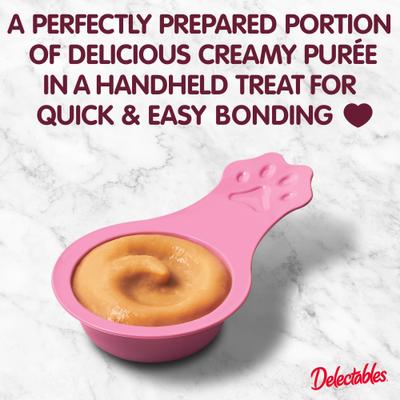 Hartz Delectables Lickable Spoon Variety Pack Handheld Creamy Cat Treats, 32 count