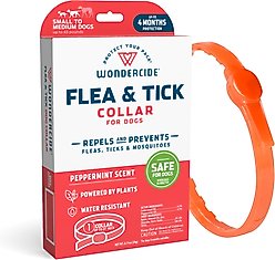Wondercide Natural Flea, Tick & Mosquito Repellent Small to Medium Dogs Collar, Peppermint