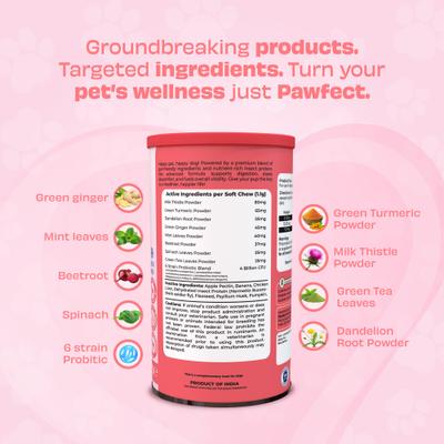 Show full view: Pawfect Wild Vigor All Natural Grain-Free Probiotic Supplement Chews for Dogs, 60 count slide 3 of 10