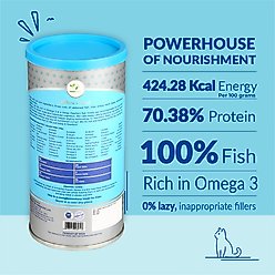 Pawfect Nature's Feast Fish Meat Grain-Free All Natural Freeze-Dried Cat Training Treat, 5.29-oz canister slide 2 of 7