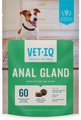 VetIQ Hickory Smoke Flavored Pumpkin Fiber Anal Gland Soft Chew Supplement for Dogs, 60 Count