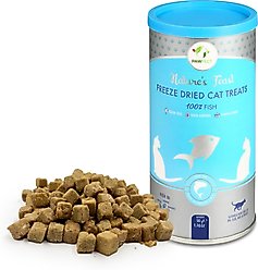 Pawfect Nature's Feast Fish Meat Grain-Free All Natural Freeze-Dried Cat Training Treat, 1.76-oz canister slide 1 of 9
