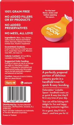 Show full view: Hartz Delectables Lickable Spoon Chicken Handheld Creamy Cat Treats, 32 count slide 7 of 11