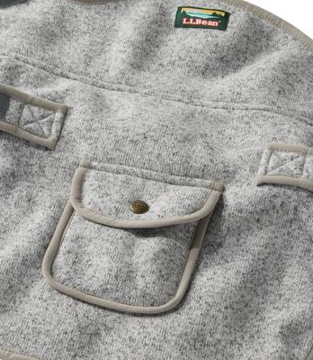 Show full view: L.L.Bean Sweater Fleece Dog Coat, Pewter, X-Large slide 3 of 3