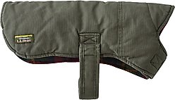 L.L.Bean Reversible Field Dog Coat, Olive, Small