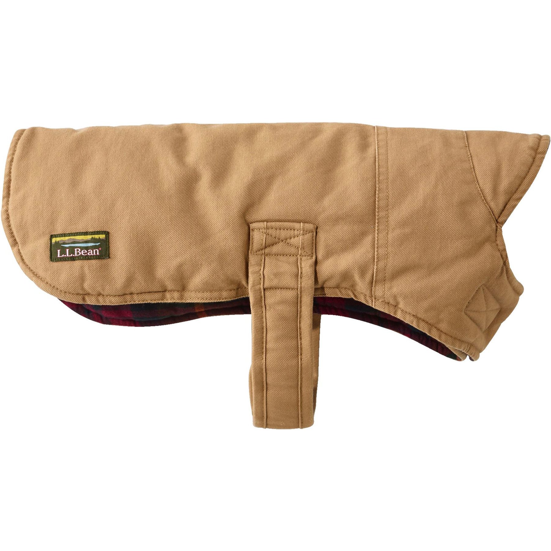 L.L.Bean Reversible Field Dog Coat, Saddle, Small
