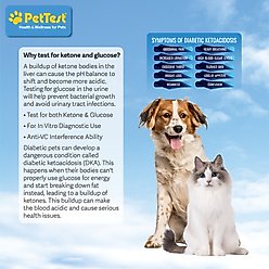 PetTest Ketone Glucose Test Strips for Dogs & Cats, 50 count slide 2 of 3