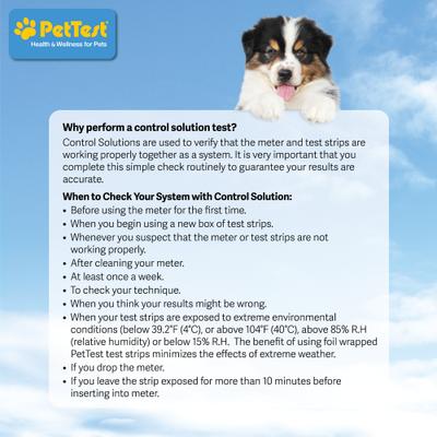 Show full view: PetTest Control Solution for Dogs & Cats, 4-mL bottle slide 4 of 6