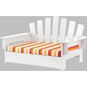 Etna Adirondack Chair Elevated Dog Bed