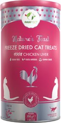 Pawfect Nature's Feast Chicken Liver Grain-Free All Natural Freeze-Dried Cat Training Treat, 7-oz canister