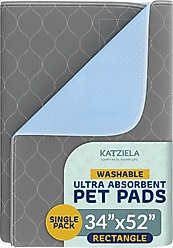 Katziela Washable Dog Pee Pad, 34 x 52-in
