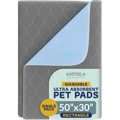 Katziela Katziela Washable Dog Pee Pad, 50 x 30-in