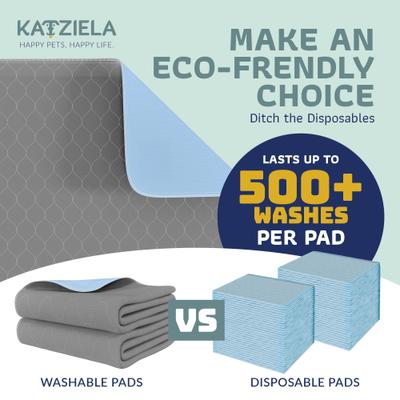 Show full view: Katziela Washable Dog Pee Pads, 34 x 36-in, 4 count slide 5 of 10