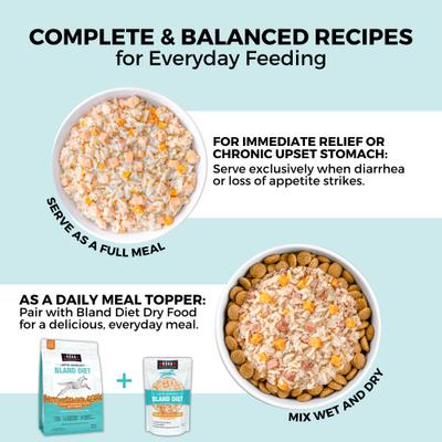 Show full view: KOHA Limited Ingredient Bland Diet Sensitive Stomach Chicken & White Rice Wet Dog Food, 12.5-oz pouch, case of 6 slide 6 of 10