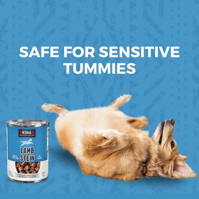 Show full view: KOHA Lamb Stew High Protein Limited Ingredient Wet Dog Food, 12.7-oz can, case of 12 slide 5 of 9