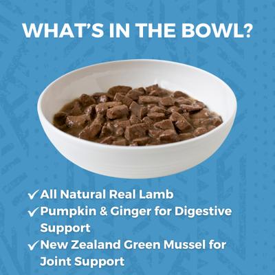 Show full view: KOHA Lamb Stew High Protein Limited Ingredient Wet Dog Food, 12.7-oz can, case of 12 slide 3 of 9