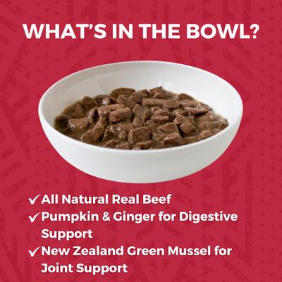 Show full view: KOHA Beef Stew High Protein Limited Ingredient Wet Dog Food, 12.7-oz can, case of 12 slide 3 of 9