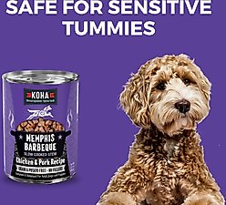 KOHA Memphis BBQ Slow Cooked Stew High Protein Wet Dog Food, 12.7-oz can, case of 12 slide 2 of 6