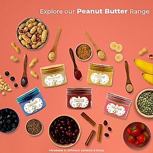 Pawfect All Natural Peanut Butter with Cranberry & Cinnamon Grain-Free Food Topper & Lickable Dog Treat, 15.87-oz jar