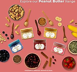 Pawfect All Natural Peanut Butter with Strawberry & Pumpkin Seeds Grain-Free Food Topper & Lickable Dog Treat, 15.87-oz jar slide 2 of 8
