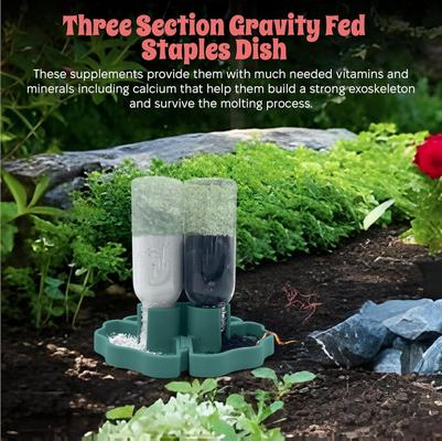 Show full view: Snout and Shell Hermit Crab Gravity Feeder, Green, 132-g bag slide 4 of 7