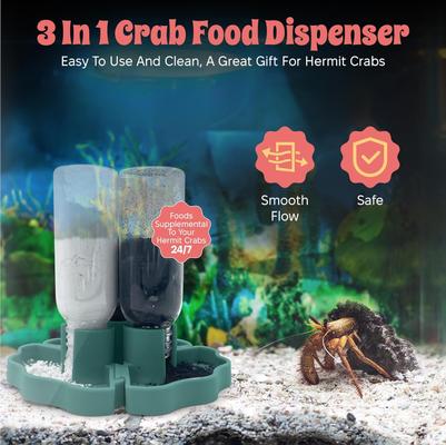 Show full view: Snout and Shell Hermit Crab Gravity Feeder, Green, 132-g bag slide 2 of 7