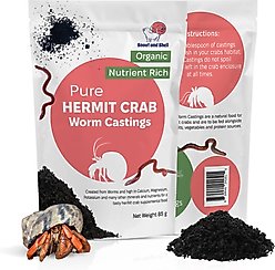 Snout and Shell Hermit Crab Worm Castings Supplement, 85-g bag