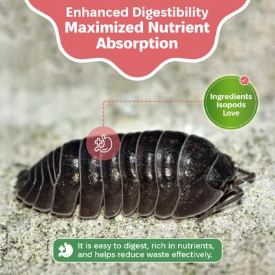 Show full view: Snout and Shell Daily Driver Isopod Food, 56-g bag slide 5 of 5