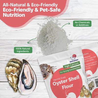Show full view: Snout and Shell Hermit Crab Oyster Shell Supplement, 100-g bag slide 4 of 7