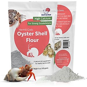 Snout and Shell Hermit Crab Oyster Shell Supplement, 100-g bag