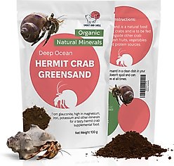 Snout and Shell Hermit Crab Greensand Supplement, 100-g bag
