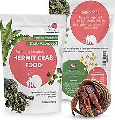 Snout and Shell Farm & Meadow Hermit Crab Food, 39-g bag