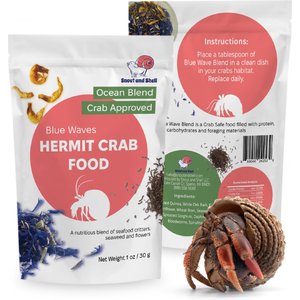 Snout and Shell Blue Waves Hermit Crab Food, 30-g bag