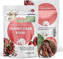 Snout and Shell Fruity Breakfast Blend Hermit Crab Food, 65-g bag