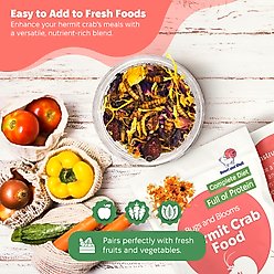 Snout and Shell Bugs & Blooms Hermit Crab Food, 30-g bag slide 2 of 6