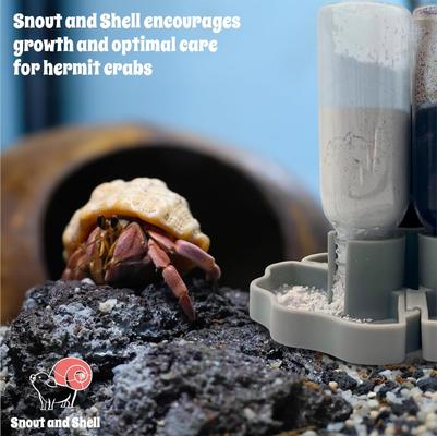 Show full view: Snout and Shell Hermit Crab Gravity Feeder, Green, 132-g bag slide 7 of 7