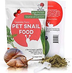 Snout and Shell Vegetable Flavor Land Snail Food, 100-g bag